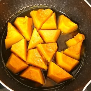 かぼちゃの麺つゆ煮